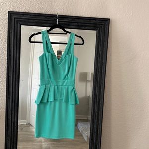 Mint green dress